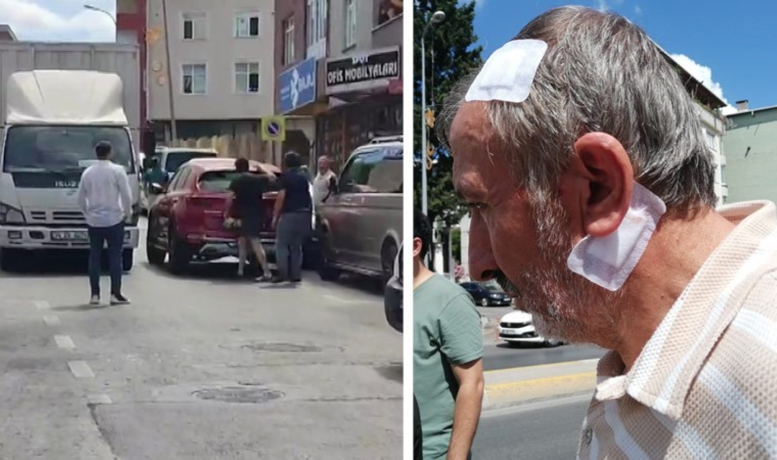 İstanbul Sultanbeyli’de trafikte terör: Baba ile engelli oğluna bijon anahtarı ile saldırdı
